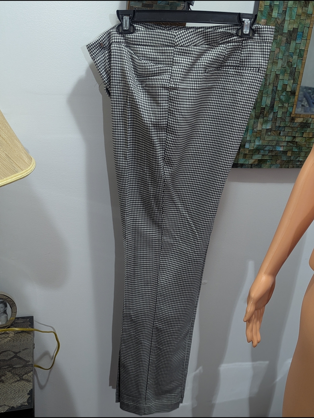 Worthington Black and White Houndstooth Dress Pants